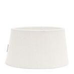Linen taper lampshade white 30x17