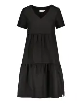 Layered dress, black