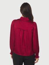 Zamola blouse, dark red