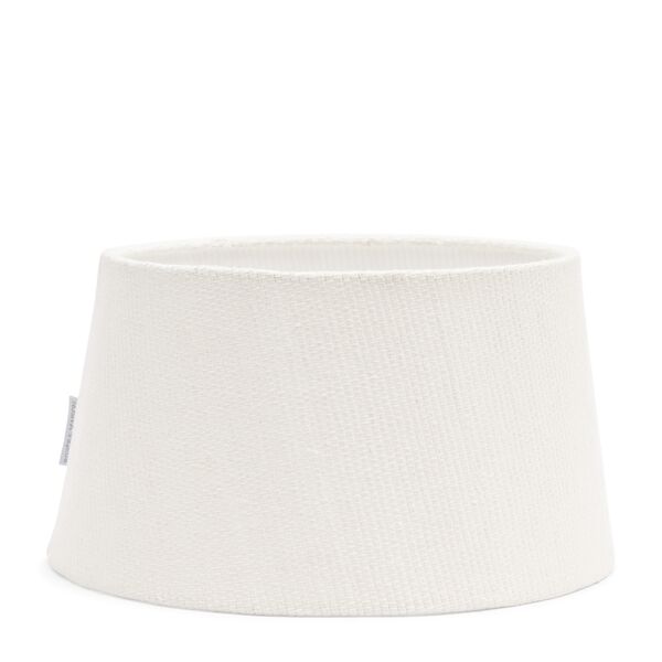 Linen taper lampshade white 30x17