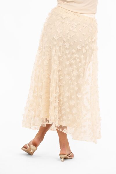 Chateau skirt, champagne