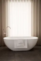 Caro bath towel 70x140, white