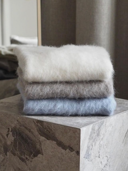 Ariel short sleeved alpaca blend sweater, cream