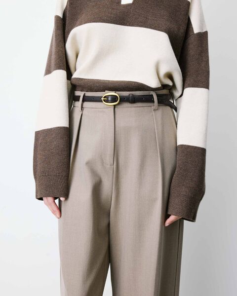 Abel belt, chocolat
