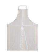 Icons cotton jacquard apron, beige/white
