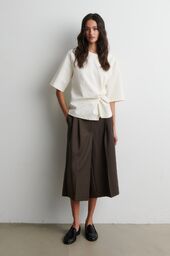 Arkai drape tee, eggnog