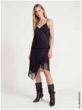 Gry birdie top, black