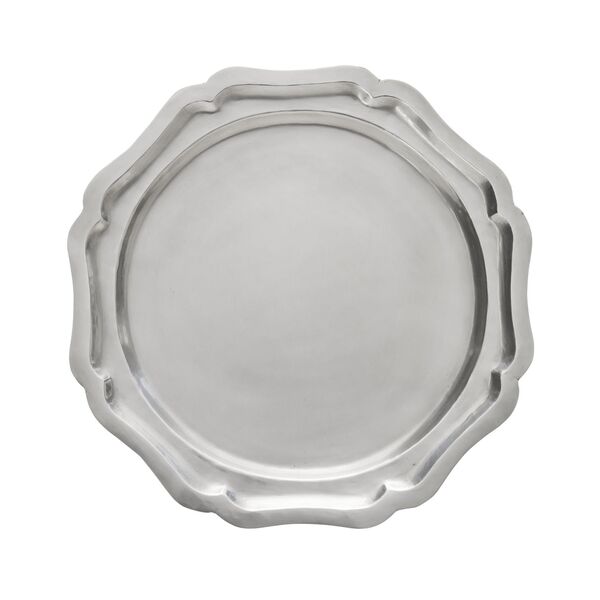 Philine charger plate 31cm, silver