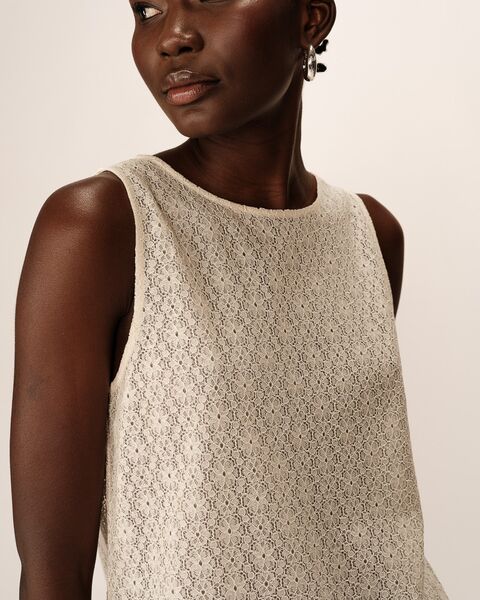 Passionnee top, ecru