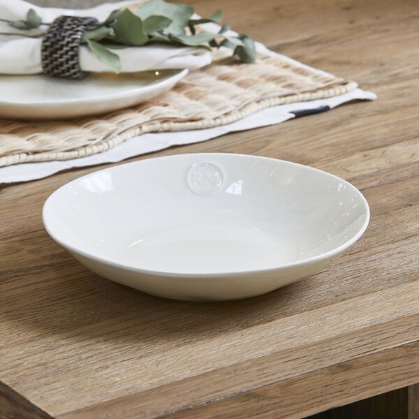 Portofino pasta plate, white