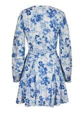 Marise print dress, light blue