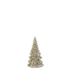 Christmas tree with glitter 15cm, champagne